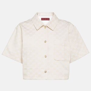 Gucci Ivory Button Down Shirt